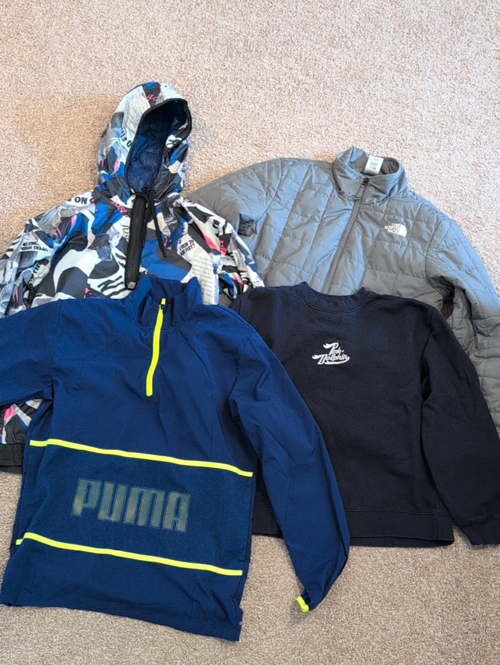 4 Jackets/Crewneck For 1 Price!